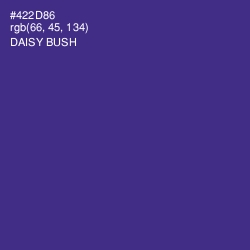 #422D86 - Daisy Bush Color Image